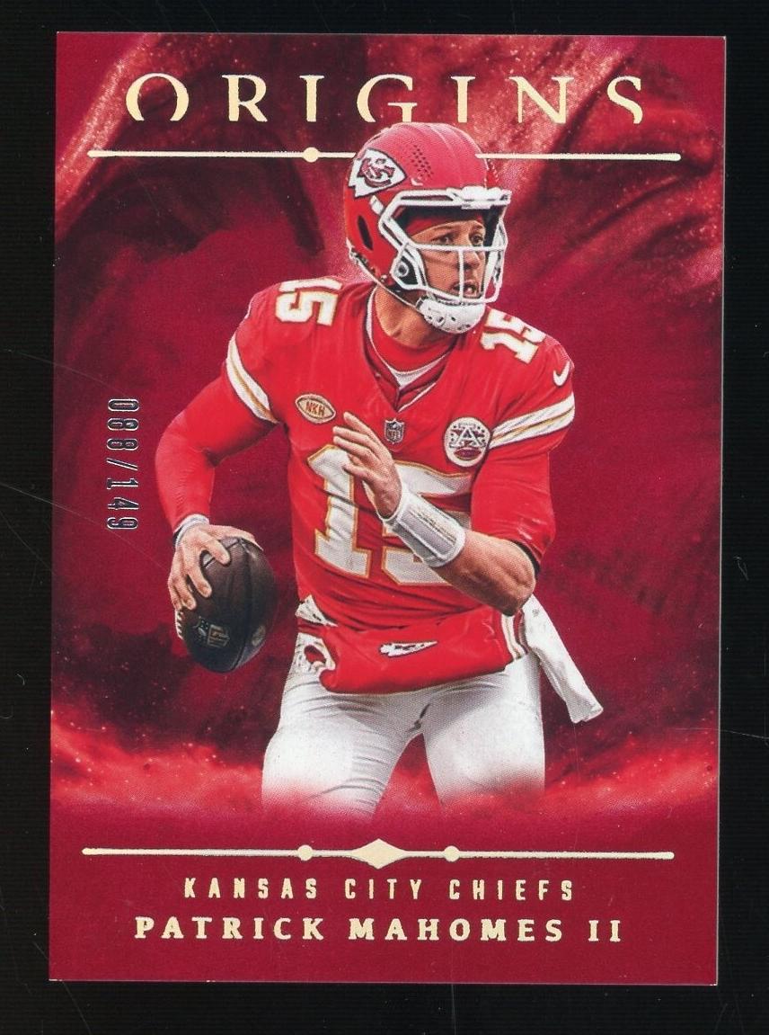 2024 Panini Origins Football Red Patrick Mahomes II #50 PSA 9