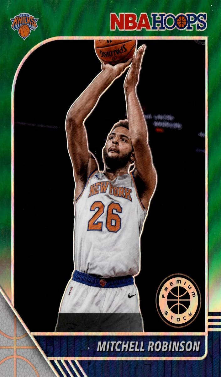 2019 Panini Hoops Premium Stock Basketball Green Mitchell Robinson #126