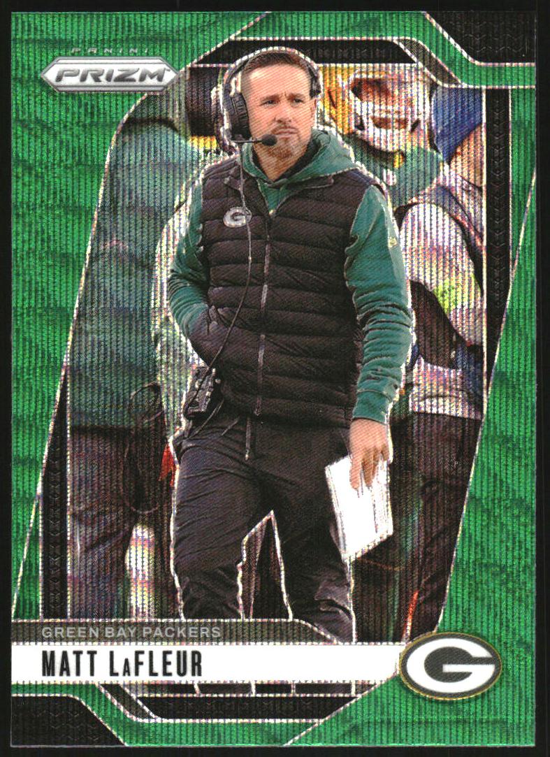 2024 Panini Prizm Football Green Wave Matt LaFleur #108 PSA 8.5