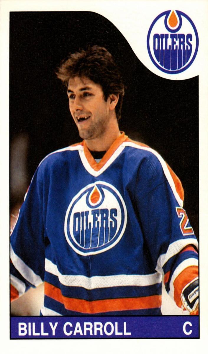 1985 O-Pee-Chee Hockey Billy Carroll #203 PSA 8.5