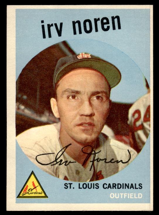 1959 Topps Baseball Irv Noren #59 PSA 7