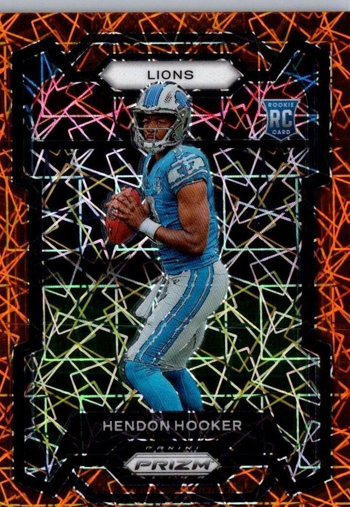2023 Panini Prizm Football Orange Ice Hendon Hooker #329