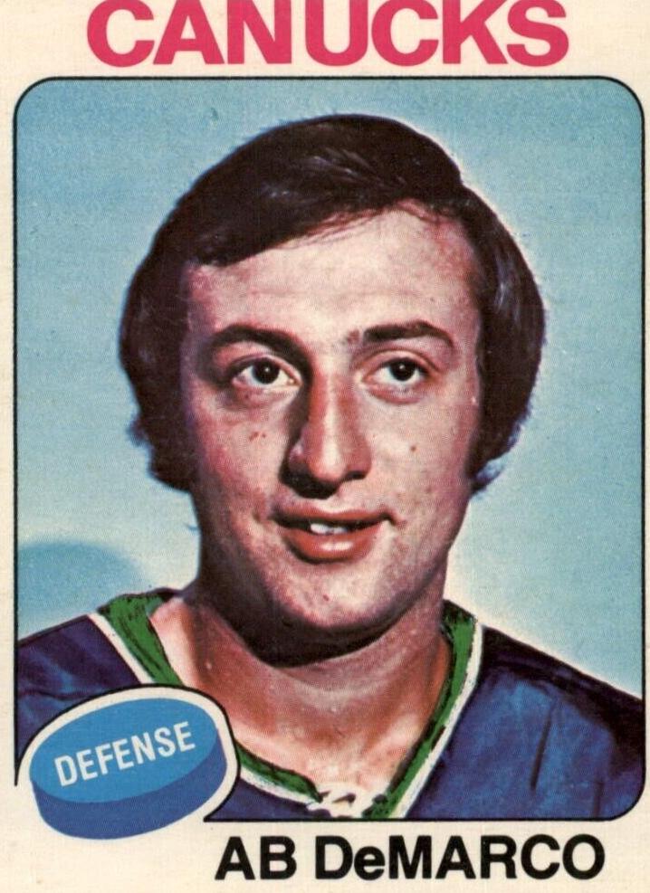 1975 O-Pee-Chee Hockey AB DeMarco #78