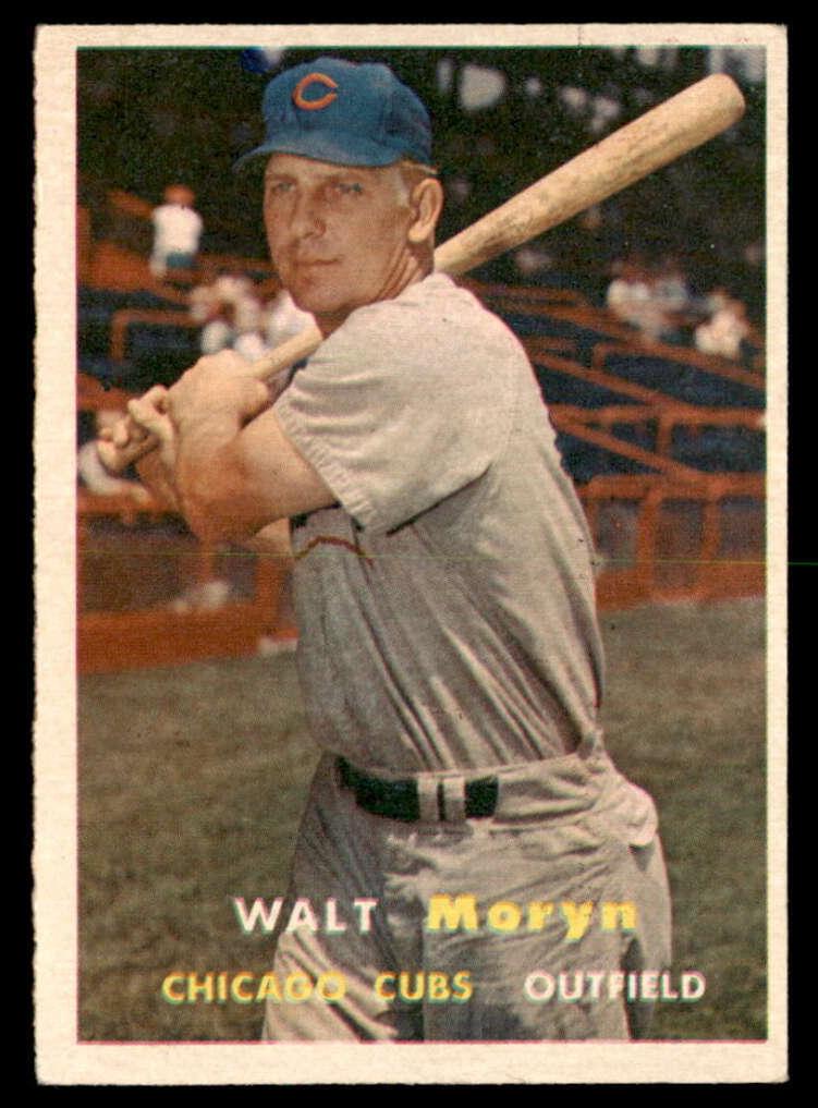 1957 Topps Baseball Walt Moryn #16 PSA 6