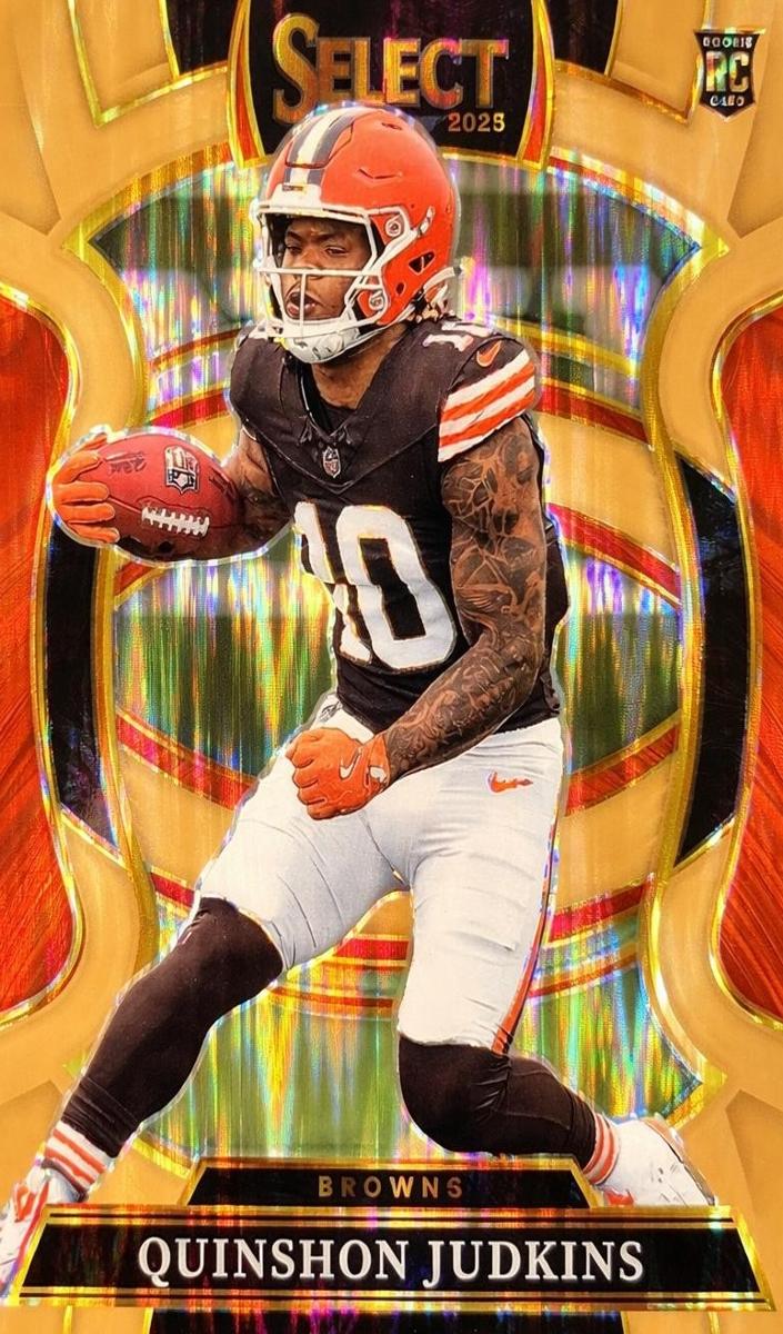 2025 Panini Select Football Copper Shock Quinshon Judkins #55