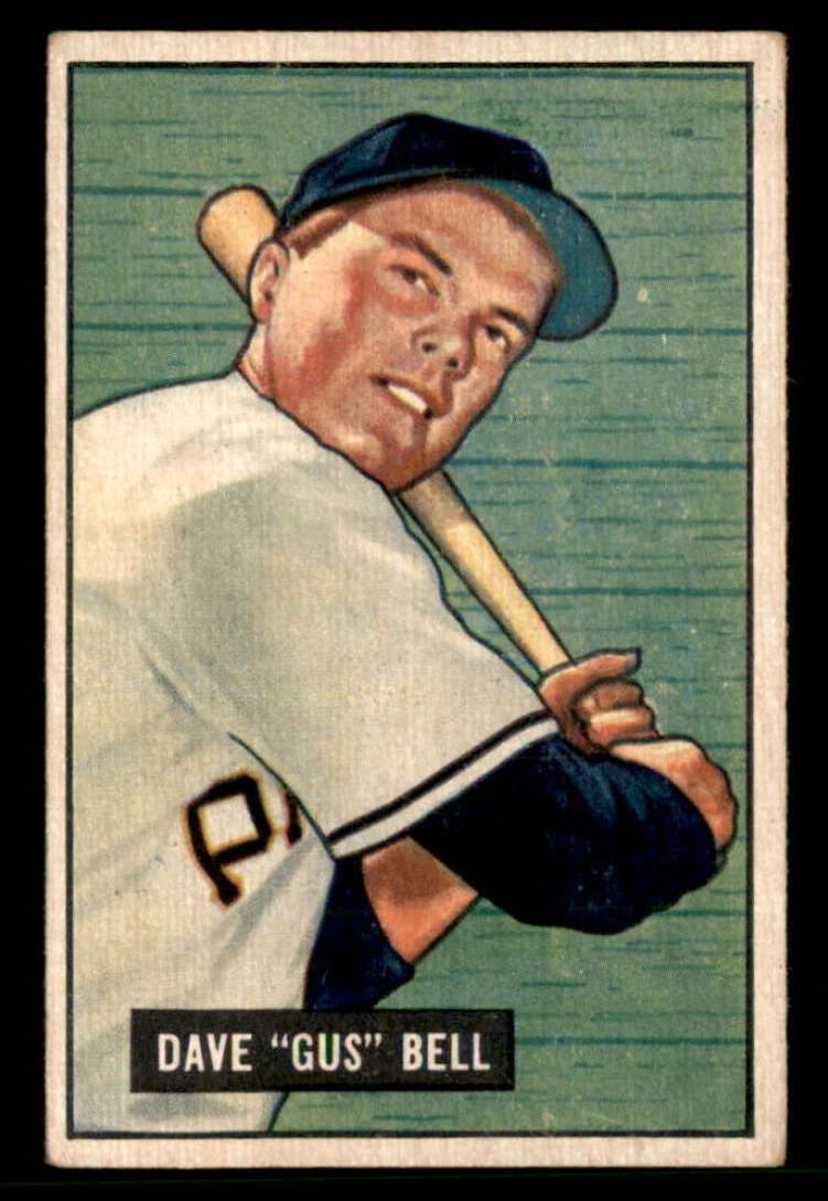1951 Bowman Baseball Gus Bell #40 PSA 6