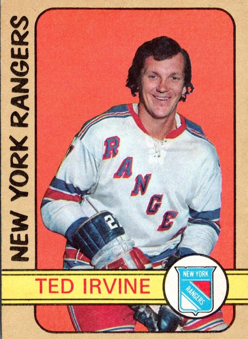 1972 O-Pee-Chee Hockey Ted Irvine #212