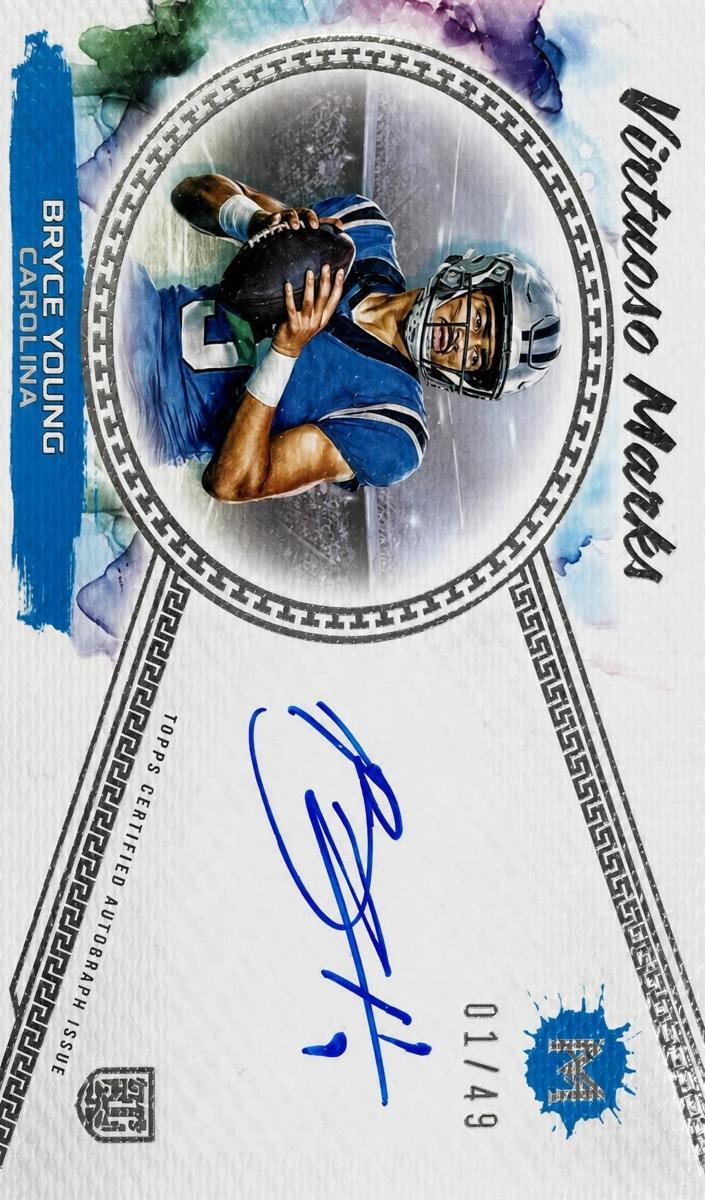 2023 Topps Motif Football Bryce Young #VM-BY PSA 9