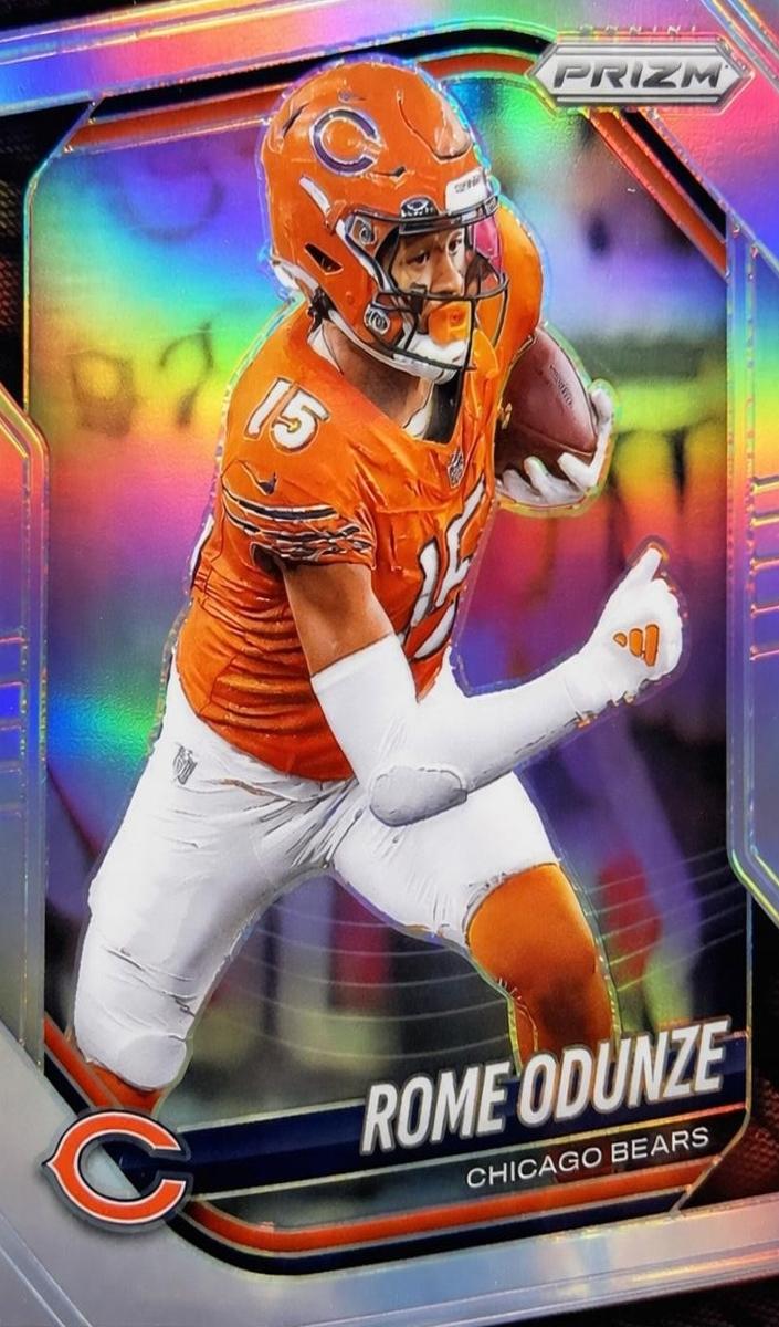 2025 Panini Prizm Football Silver Rome Odunze #8