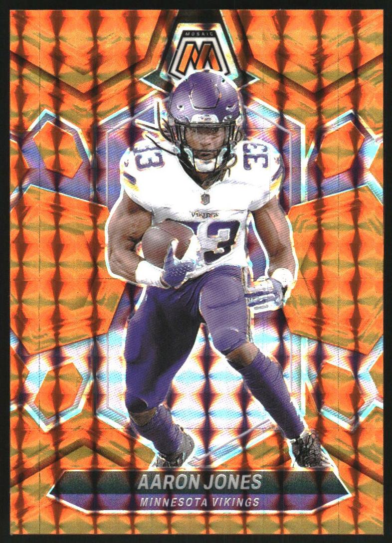 2024 Panini Mosaic Football Orange Aaron Jones #142