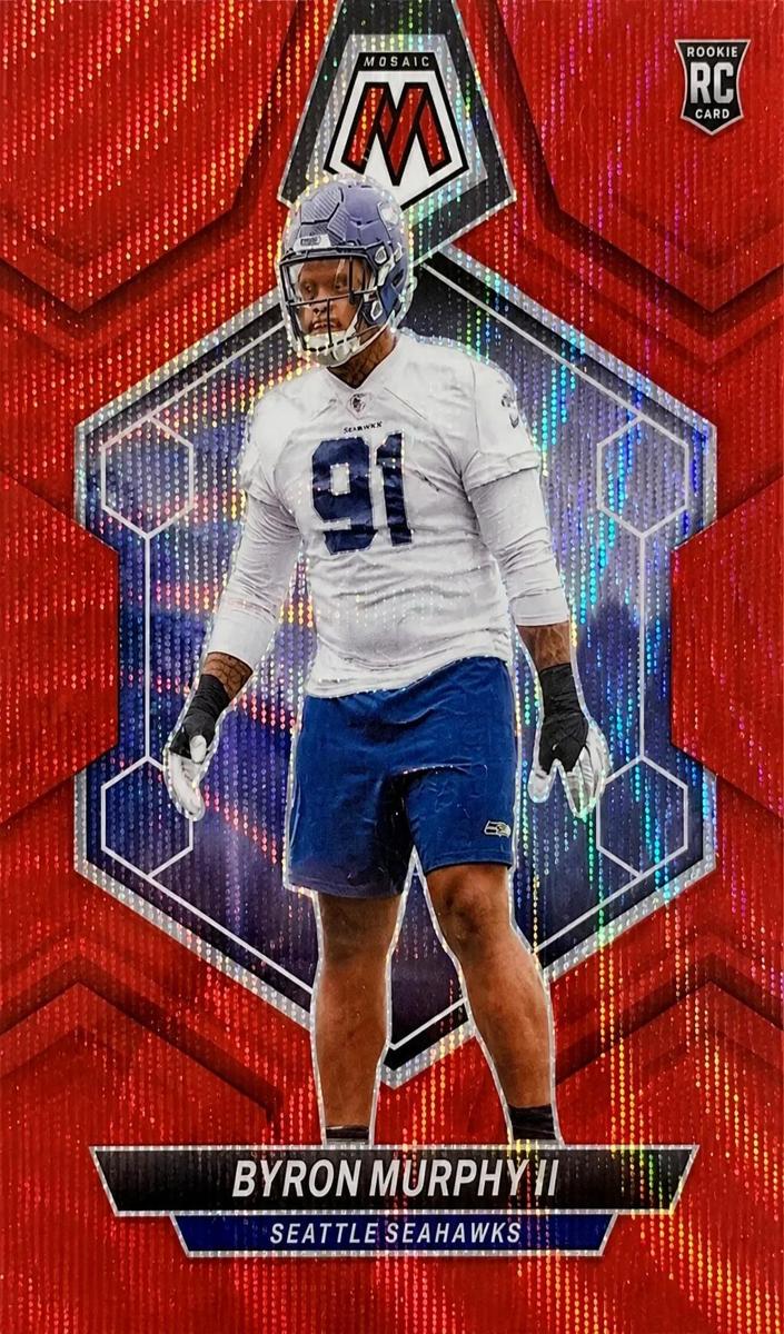 2024 Panini Mosaic Football Red Wave Byron Murphy II #316