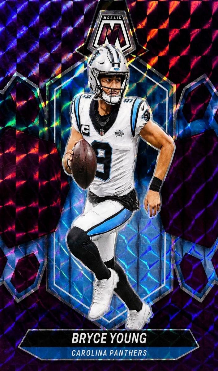 2024 Panini Mosaic Football Purple Bryce Young #29
