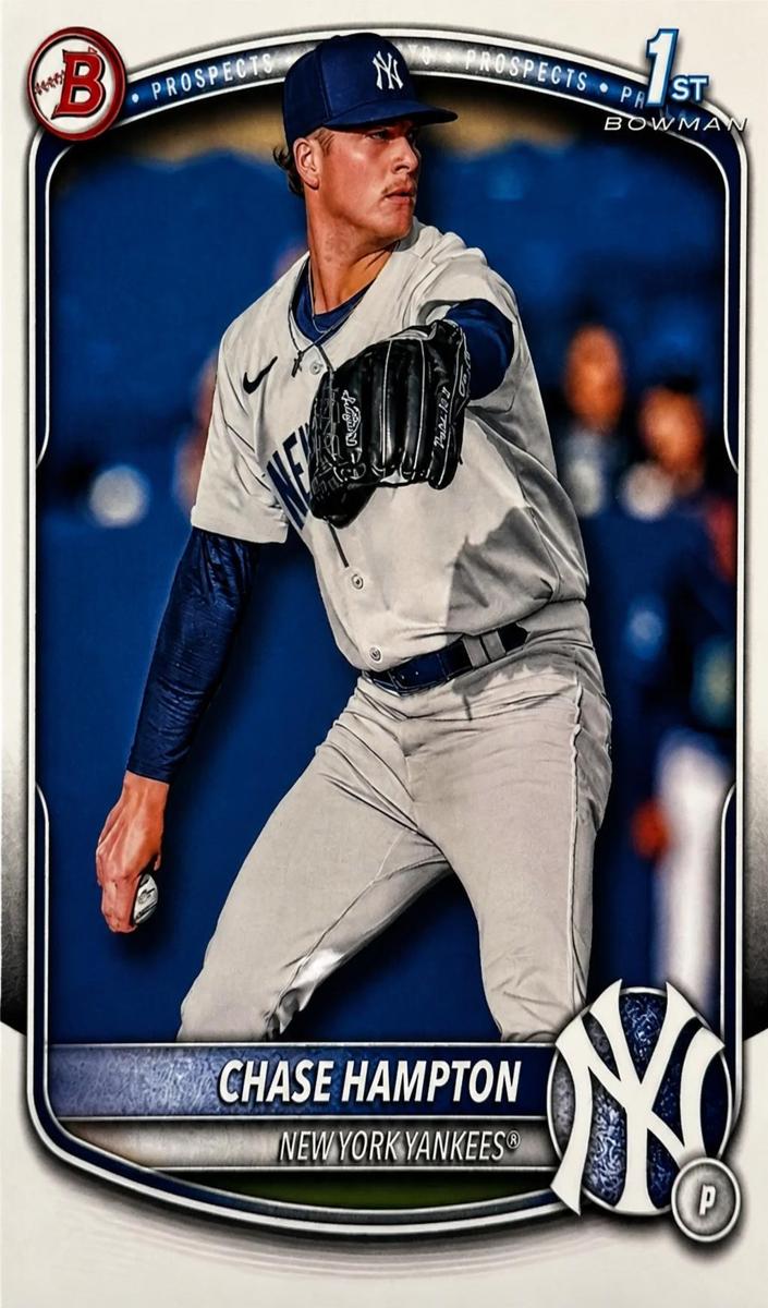 2025 Bowman Baseball Chase Hampton #BP-57