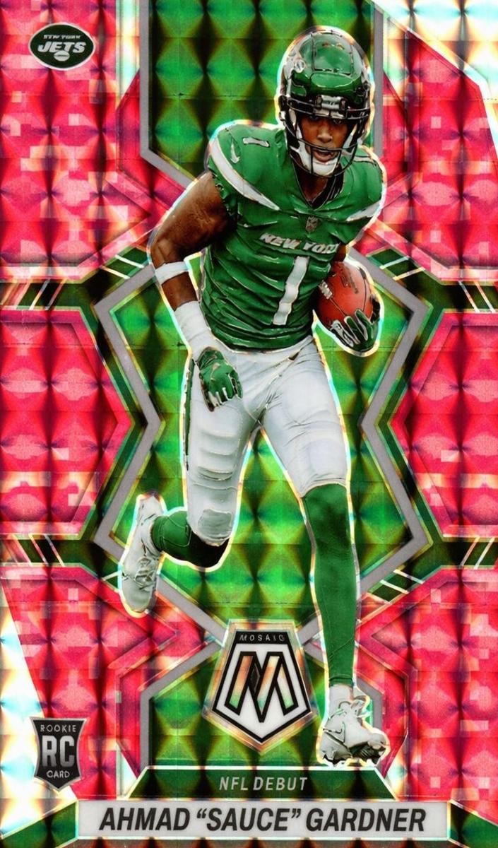 2022 Panini Mosaic Football Camo Pink Ahmad Gardner #289