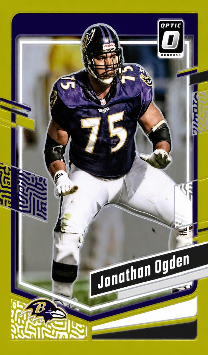 2023 Donruss Optic Football Gold Jonathan Ogden #13
