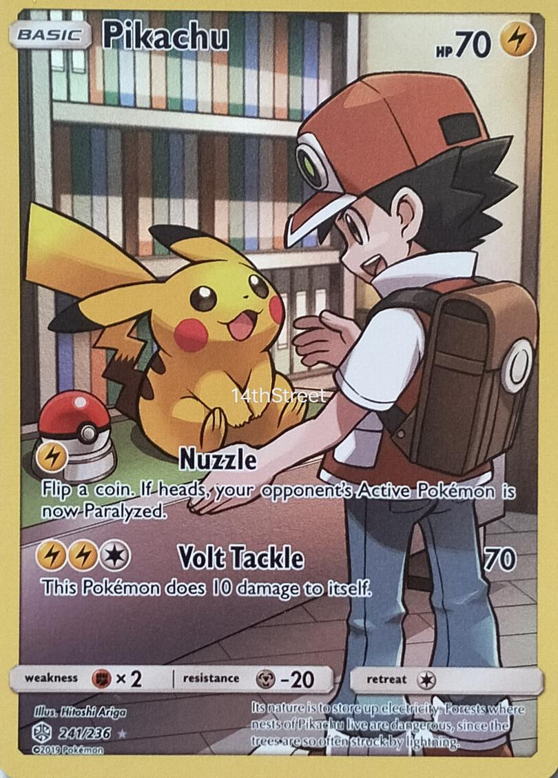 2019 Pokemon Sun & Moon Cosmic Eclipse Pikachu #241 PSA 9