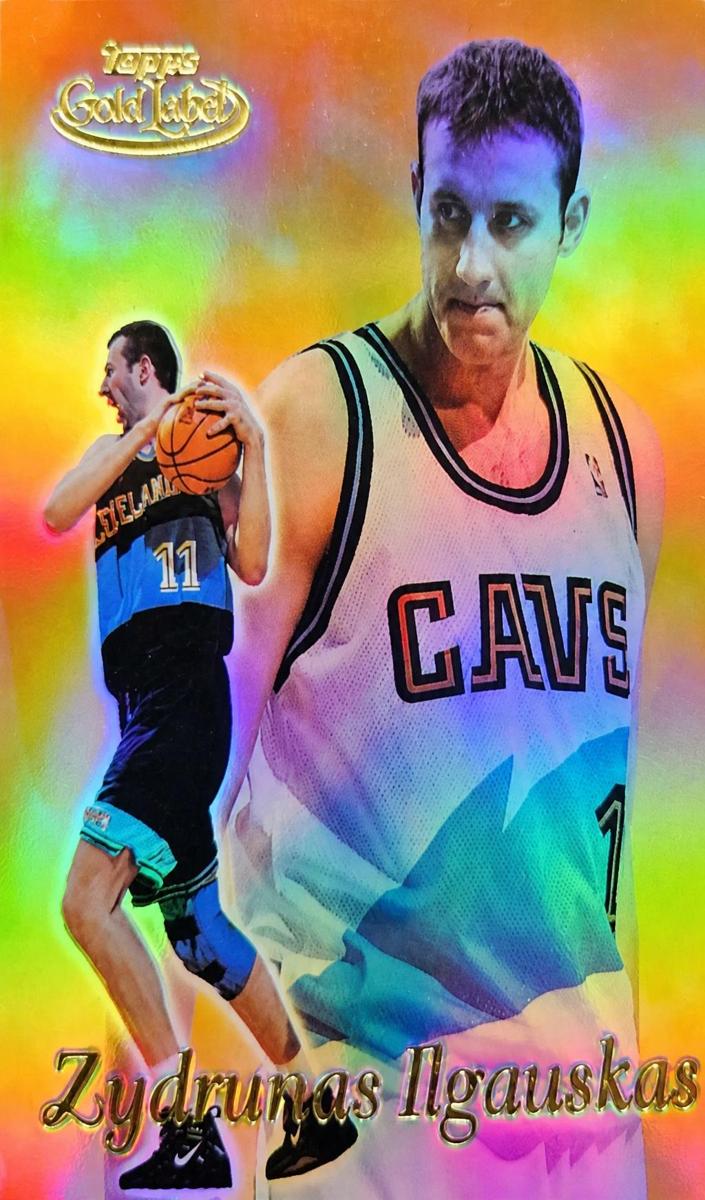 1999 Topps Gold Label Basketball Class 3 Black Label Zydrunas Ilgauskas #32