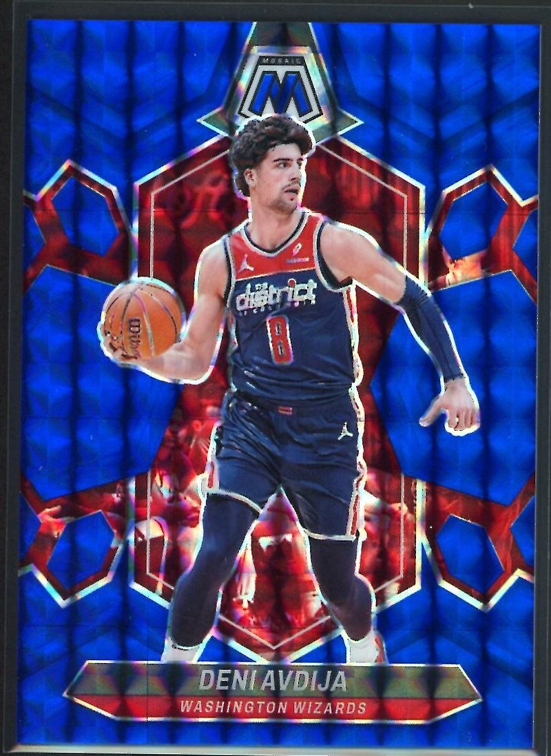 2023 Panini Mosaic Basketball Blue Deni Avdija #60