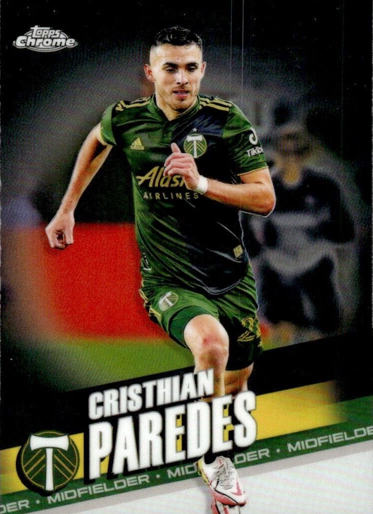 2022 Topps Chrome MLS Soccer Cristhian Paredes #97