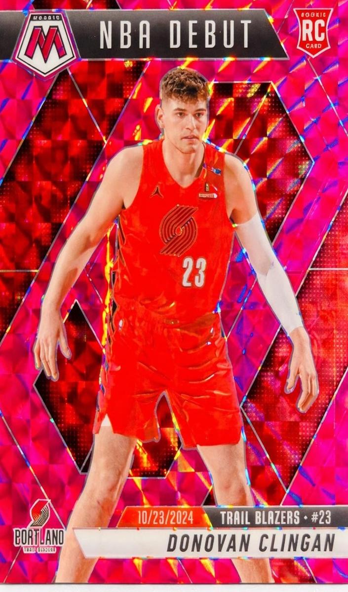 2024 Panini Mosaic Basketball Pink Donovan Clingan #261