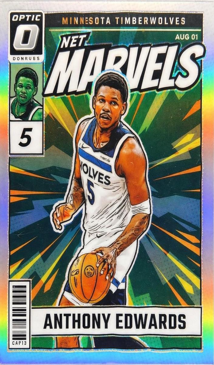 2024 Donruss Optic Basketball Holo Anthony Edwards #3 PSA 9