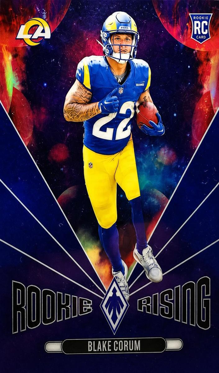 2024 Panini Phoenix Football Blue Blake Corum #RR-BCM