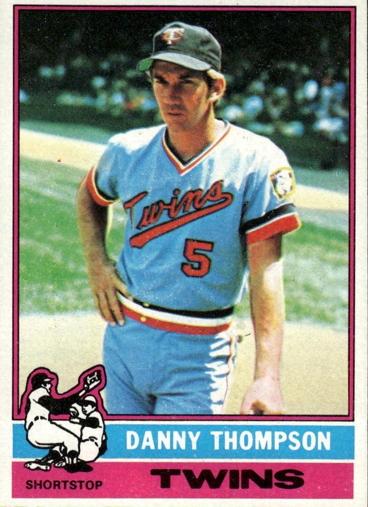 1976 Topps Baseball Danny Thompson #111 PSA 8.5