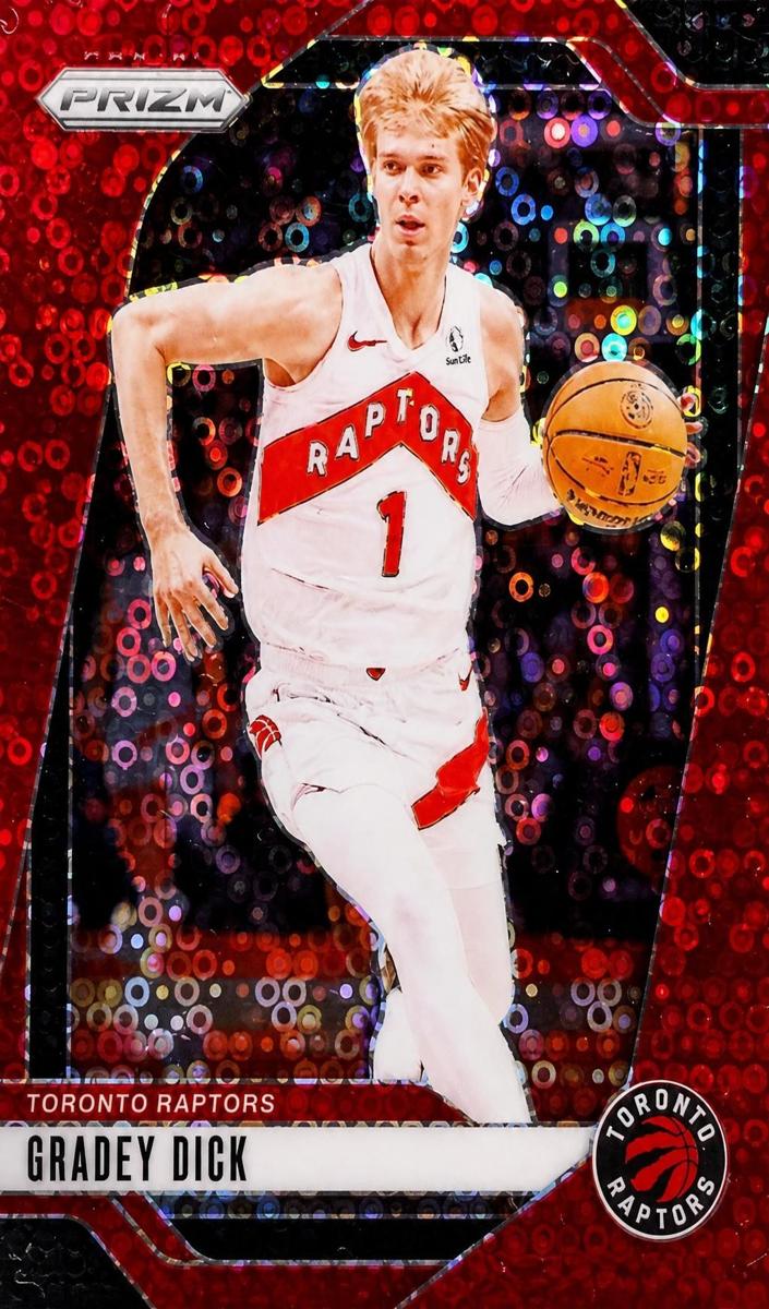 2024 Panini Prizm Basketball Fast Break Red Gradey Dick #205