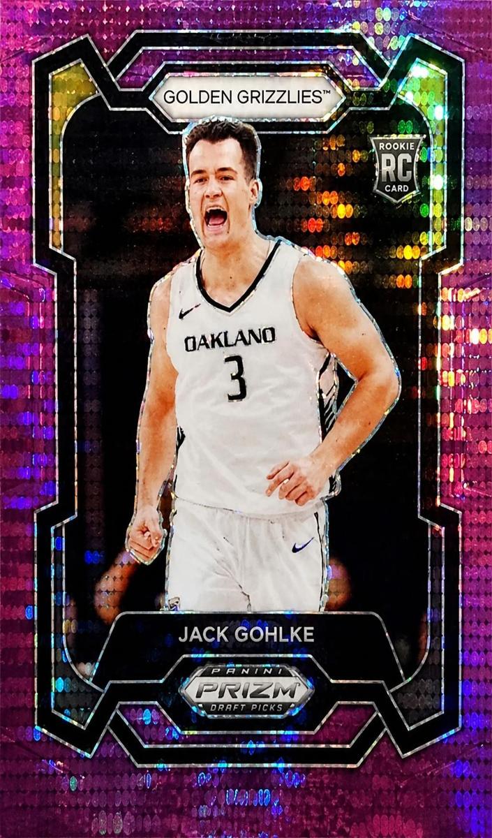 2024 Panini Prizm Draft Picks Basketball Purple Pulsar Jack Gohlke #32