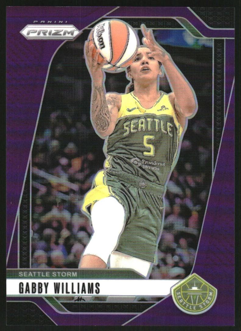 2024 Panini Prizm WNBA Basketball Purple Gabby Williams #55