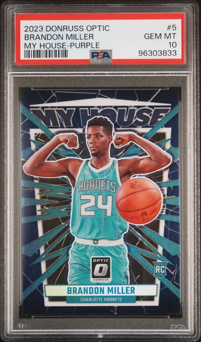 2023 Donruss Optic Basketball Purple Brandon Miller #5