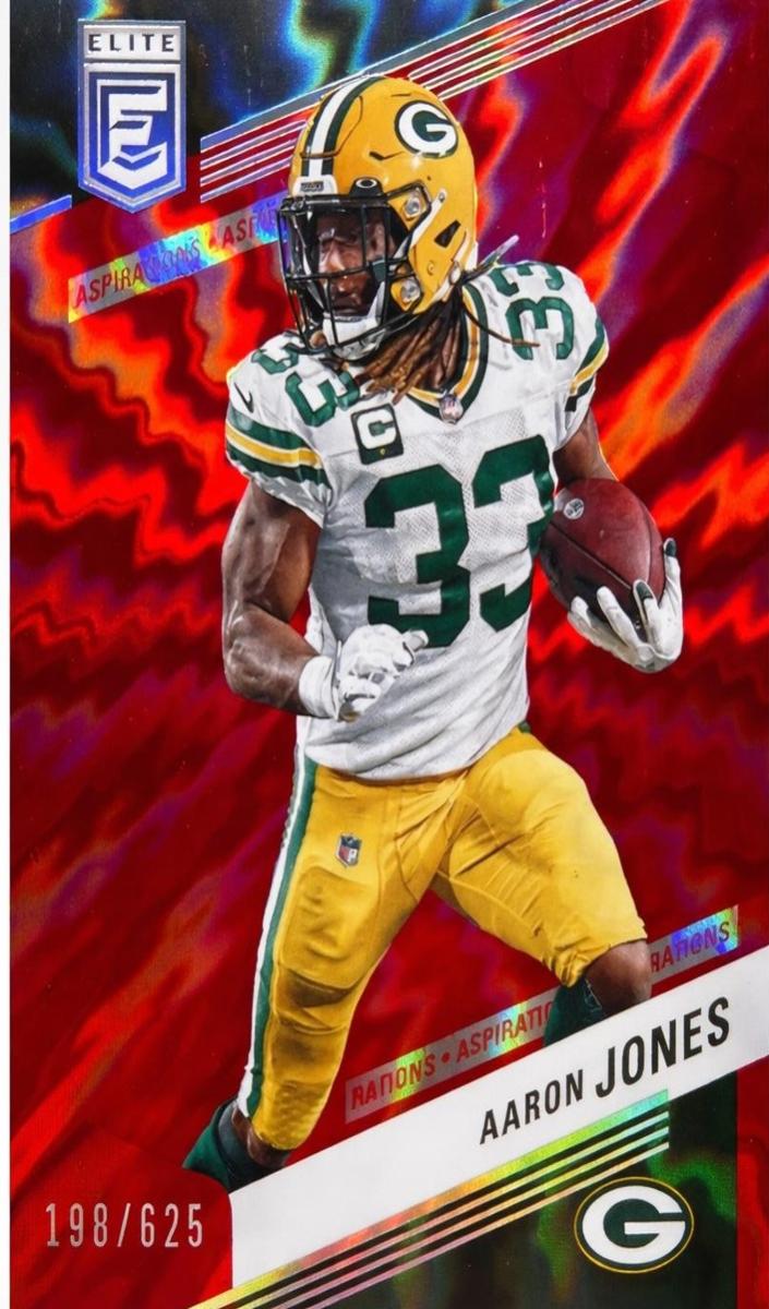 2023 Donruss Elite Football Aspirations Shimmer Aaron Jones #3