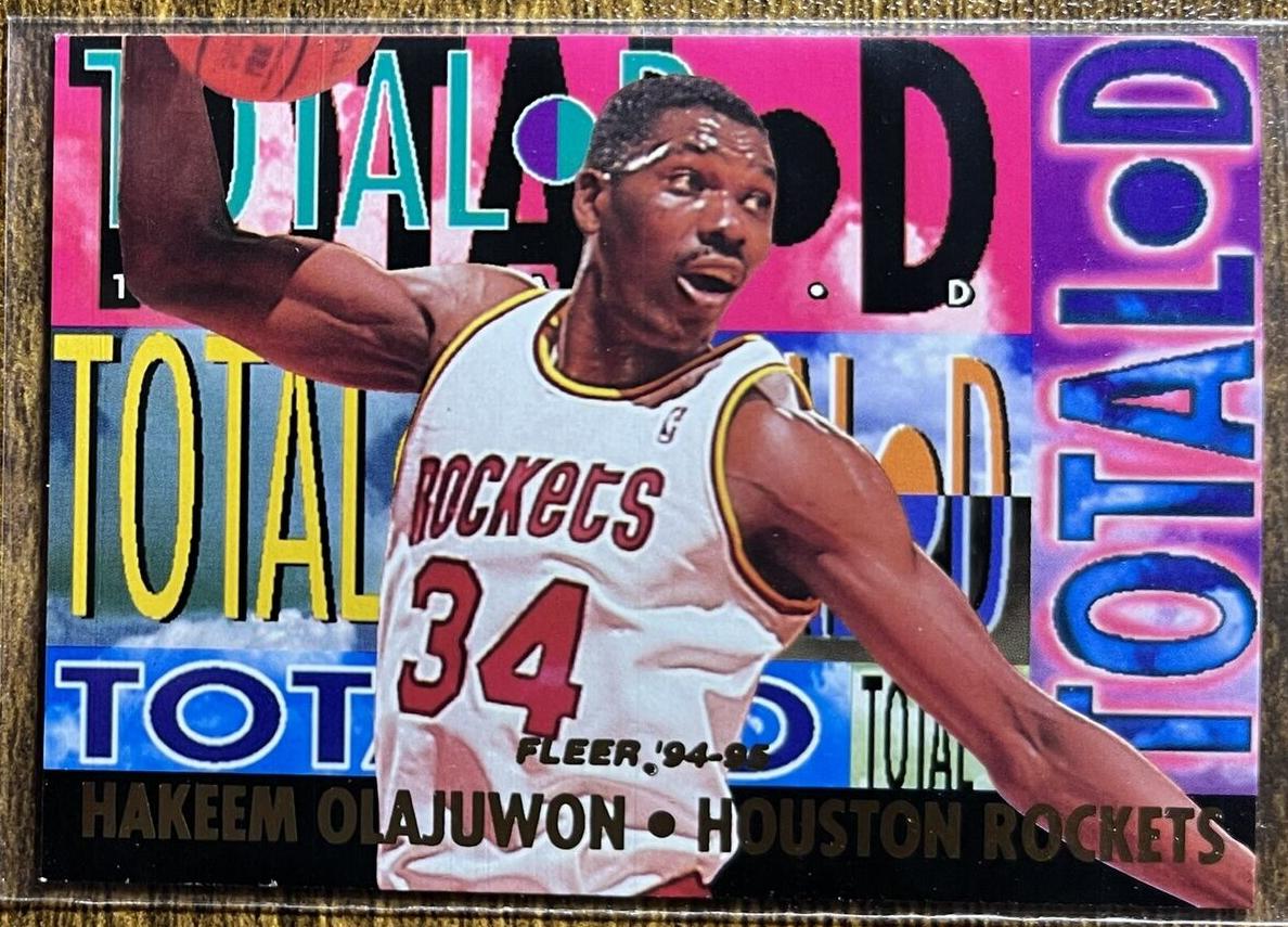 1994 Fleer Basketball Hakeem Olajuwon #5