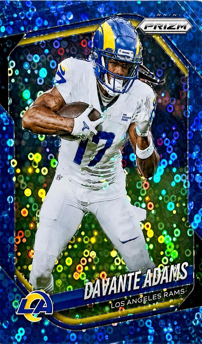 2025 Panini Prizm Football No Huddle Blue Davante Adams #104