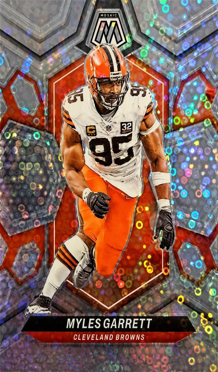 2024 Panini Mosaic Football No Huddle Silver Myles Garrett #55