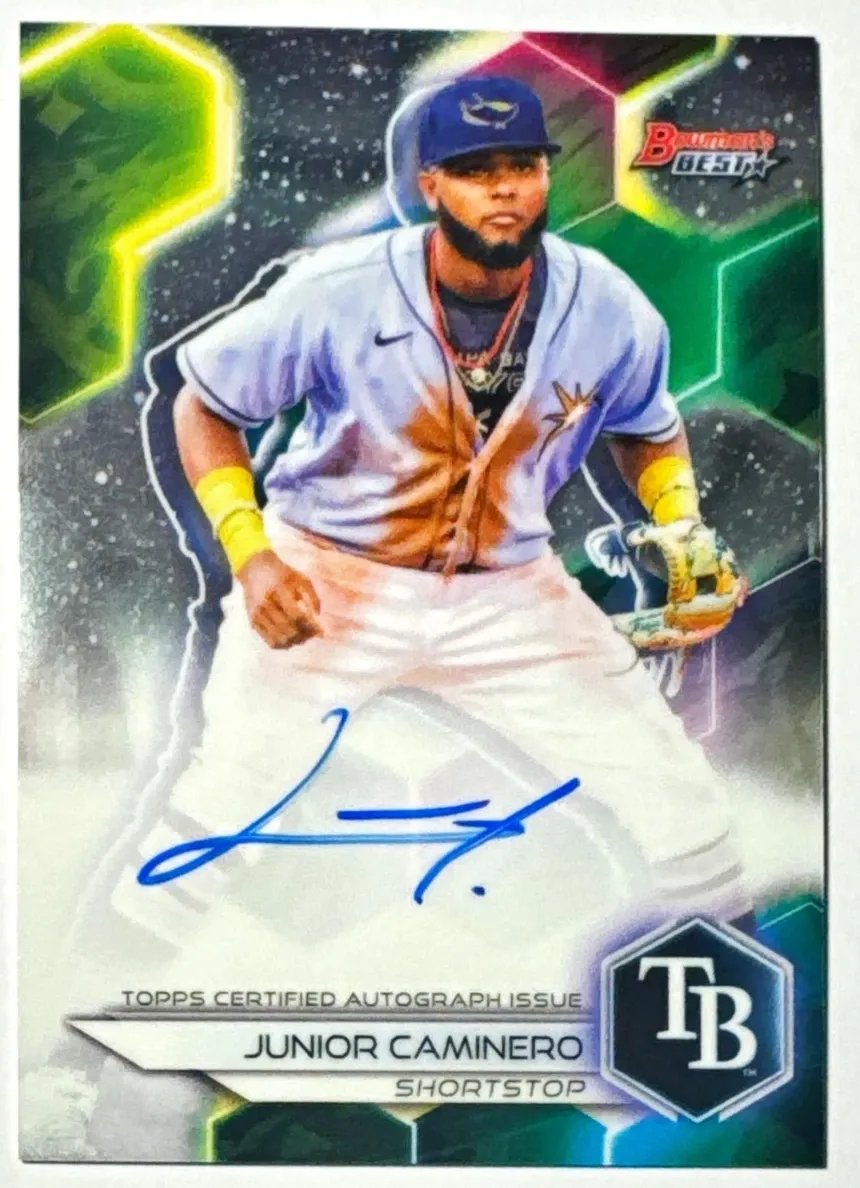 2023 Bowman's Best Baseball Junior Caminero #B23-JCO PSA 10