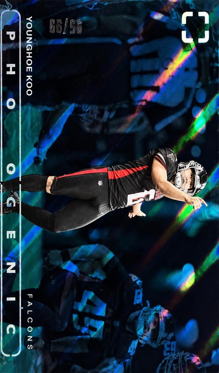2024 Panini PhotoGenic Football Blue Younghoe Koo #61