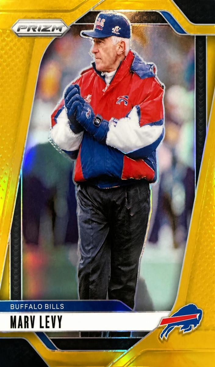 2024 Panini Prizm Football Gold Marv Levy #34