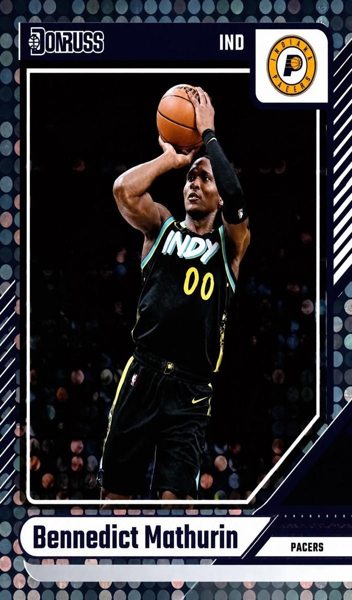 2024 Panini Donruss Basketball Pink Disco Bennedict Mathurin #127