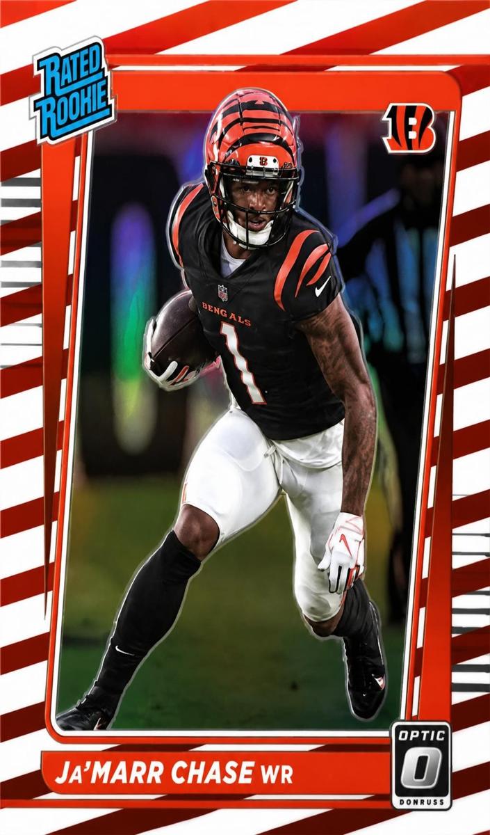 2021 Donruss Optic Football Freedom Ja'Marr Chase #207 PSA 9