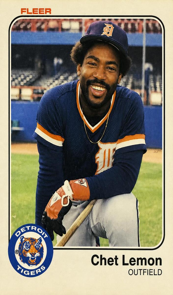 1983 Fleer Baseball Chet Lemon #335
