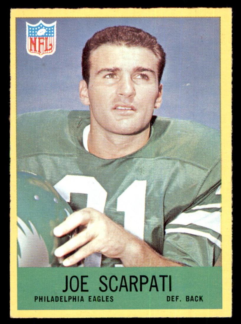 1967 Philadelphia Football Joe Scarpati #141