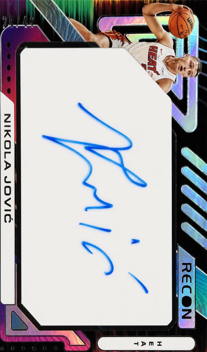 2023 Panini Recon Basketball Nikola Jovic #SAA-JOV