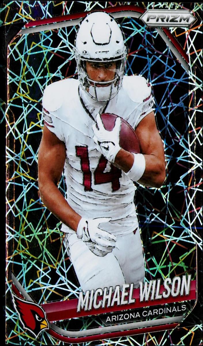 2025 Panini Prizm Football Lazer Michael Wilson #145