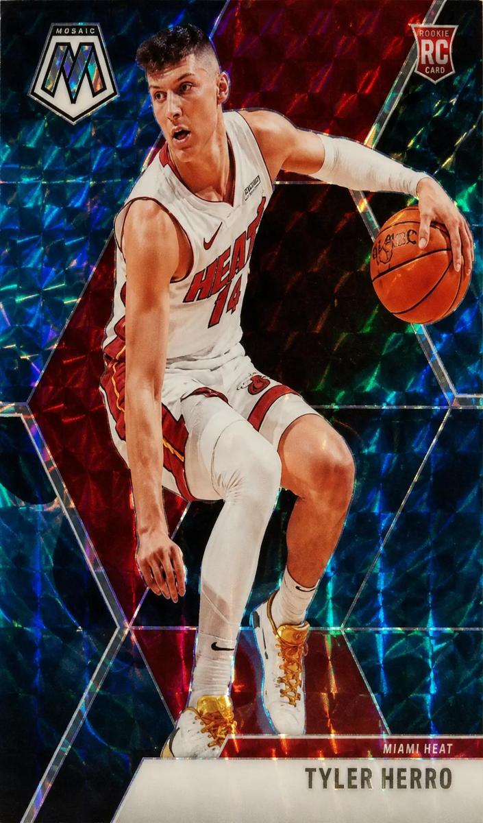 2019 Panini Mosaic Basketball Genesis Tyler Herro #223 PSA 9