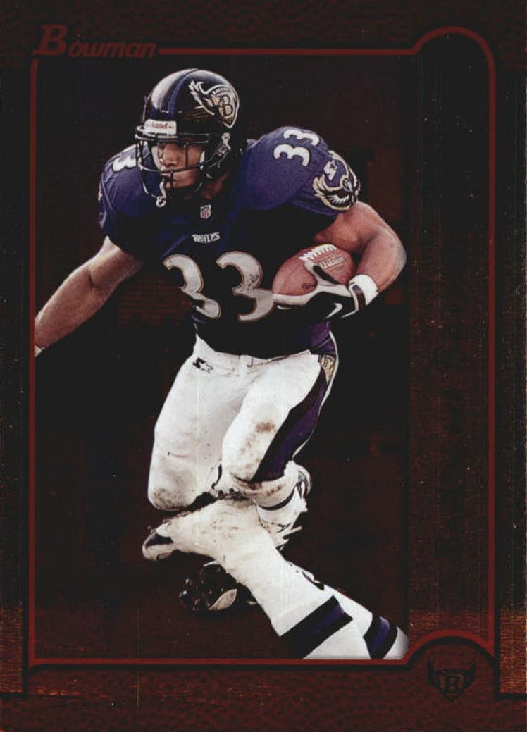 1999 Bowman Football Interstate Priest Holmes #118