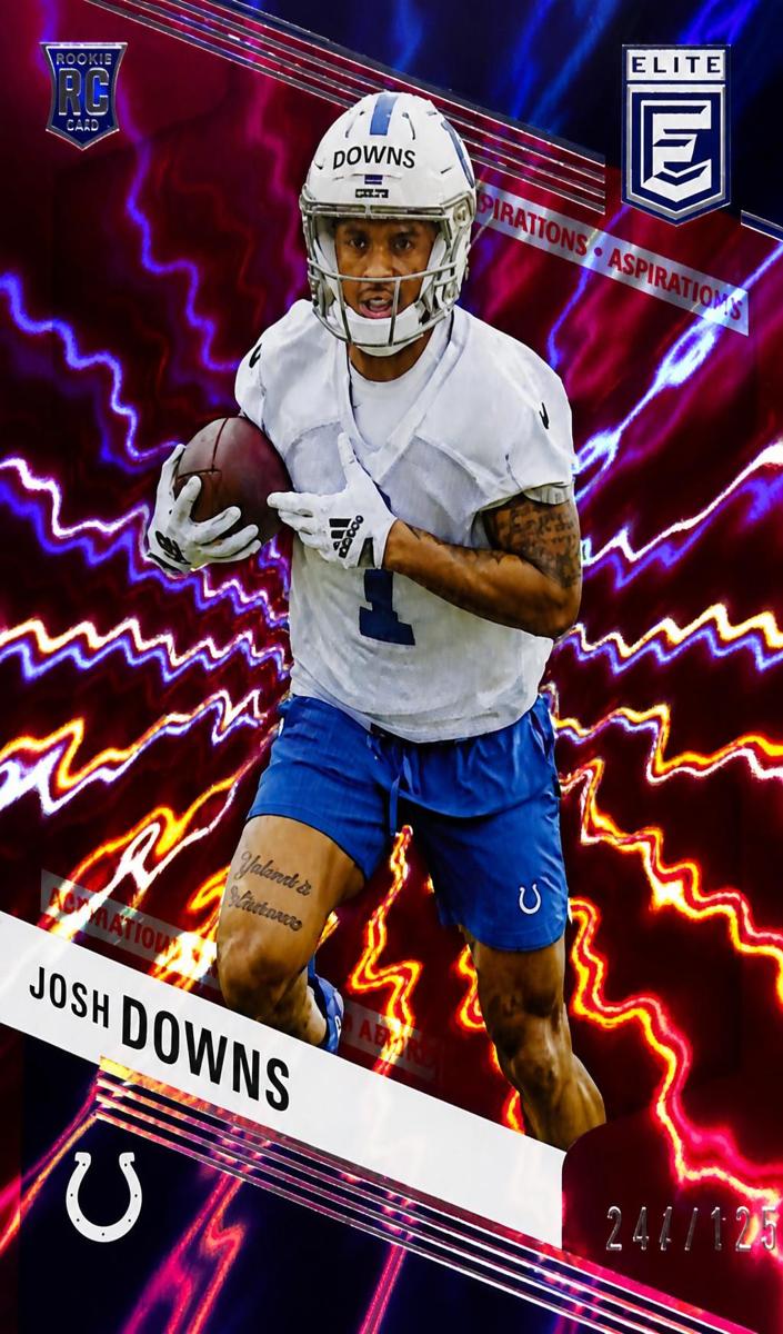 2023 Donruss Elite Football Aspirations Shimmer Josh Downs #159
