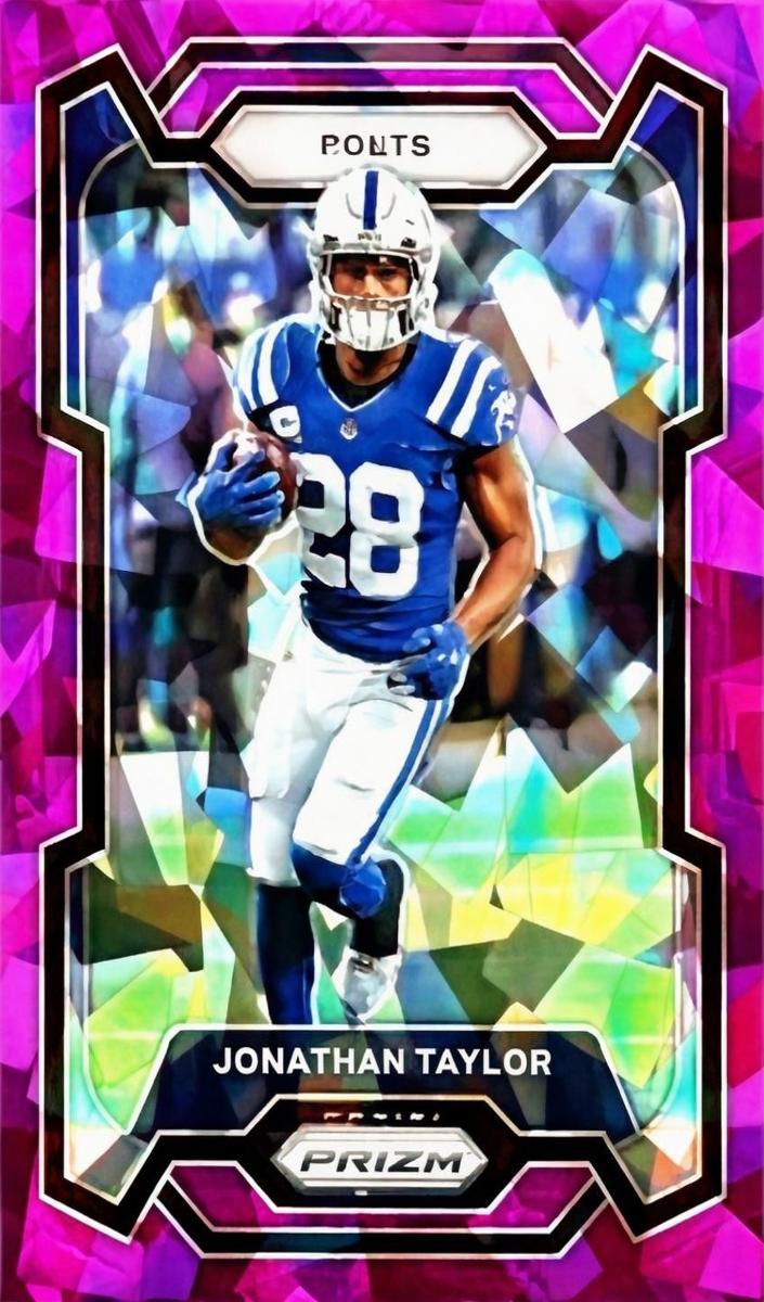 2023 Panini Prizm Football Purple Ice Jonathan Taylor #127