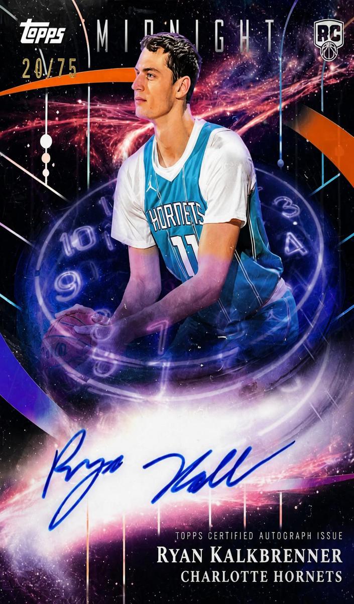 2025 Topps Midnight Basketball Dusk Ryan Kalkbrenner #SMR-RK