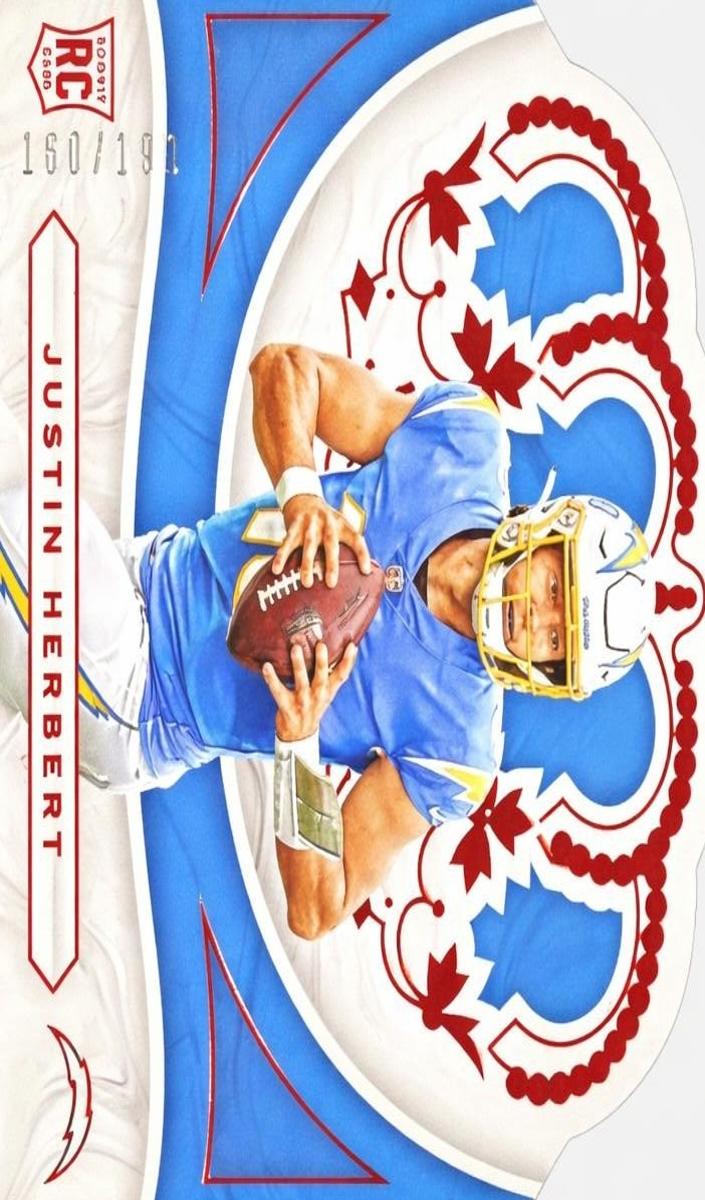 2020 Panini Chronicles Football Red Justin Herbert #CR-3 SGC 10